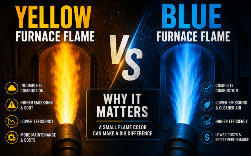 Yellow vs Blue Furnace Flame : Why It Matters
