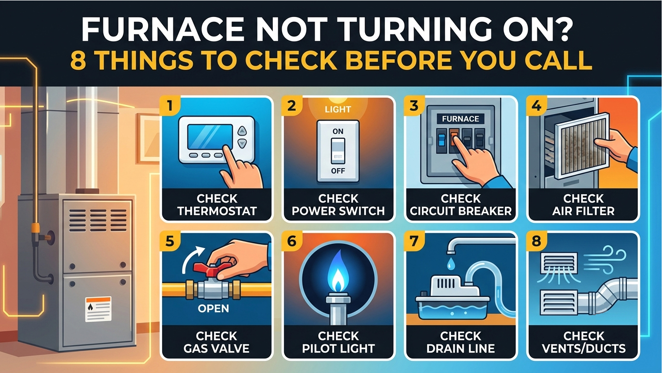 Furnace Not Turning On? 8 Things to Check Before You Call
