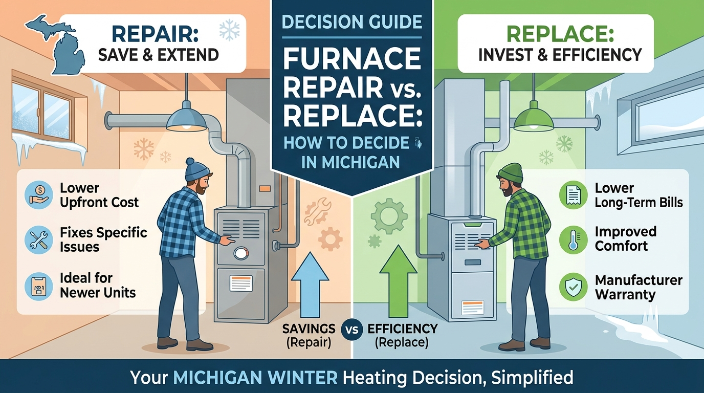 Furnace Repair vs Replace